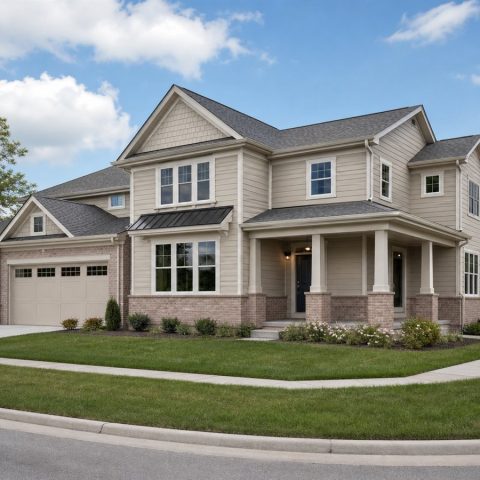 $469,375 Generational Corner-Lot Side-Entry Family Home: 2,809-Sq.-Ft. Five-Bedroom Plan