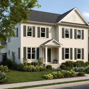 $470,625 Generational Alley-Loaded Traditional Family Home: 2,851-Sq.-Ft. Five-Bedroom Plan