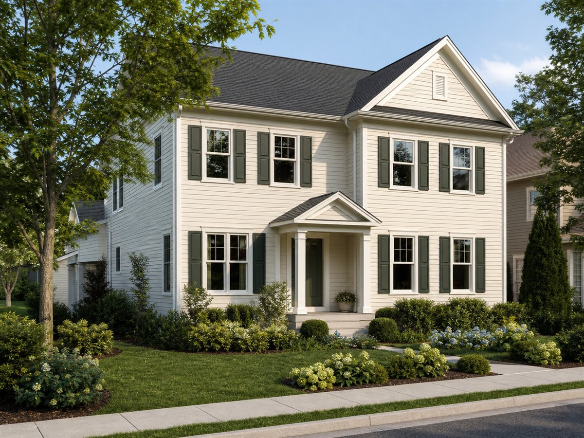 Garden Alley House 2851, a conceptual 2851-square-foot alley-loaded traditional family home with a $470,625 construction target