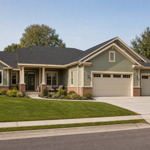 $475,625 Generational Aging-In-Place Family Bungalow: 2,856-Sq.-Ft. Five-Bedroom Plan