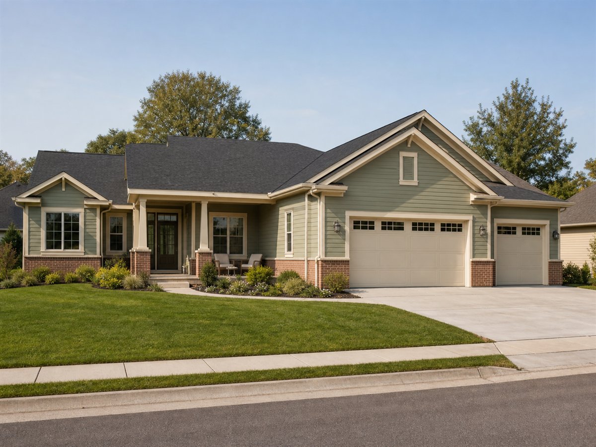 Forever Bungalow 2856, a conceptual 2856-square-foot aging-in-place family bungalow with a $475,625 construction target