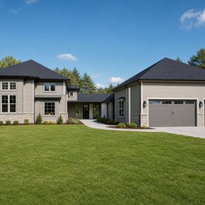$476,875 Generational Multigenerational Wing Family Home: 2,857-Sq.-Ft. Five-Bedroom Plan