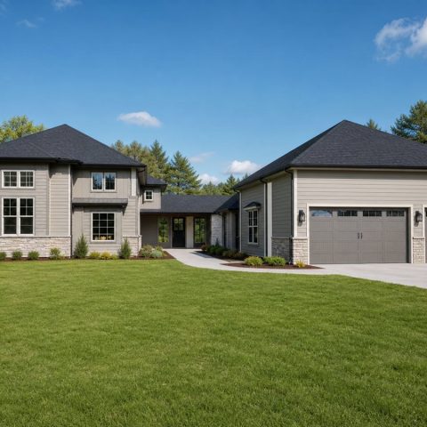 $476,875 Generational Multigenerational Wing Family Home: 2,857-Sq.-Ft. Five-Bedroom Plan