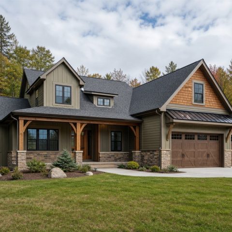 $479,375 Generational Mudroom-Focused Family Home: 2,859-Sq.-Ft. Five-Bedroom Plan