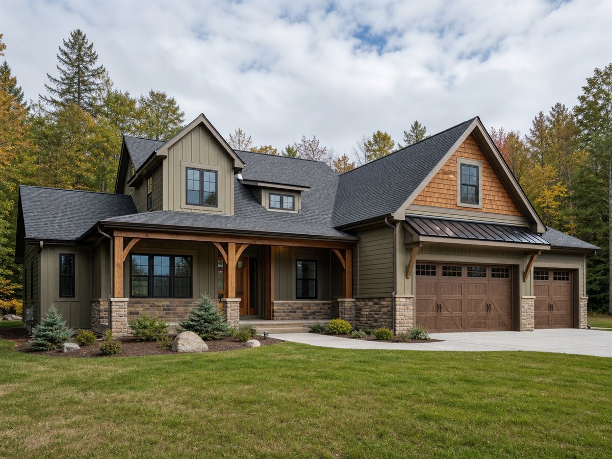 Bootroom House 2859, a conceptual 2859-square-foot mudroom-focused family home with a $479,375 construction target