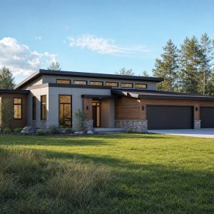 $483,125 Generational Clerestory Contemporary Family Home: 2,903-Sq.-Ft. Five-Bedroom Plan