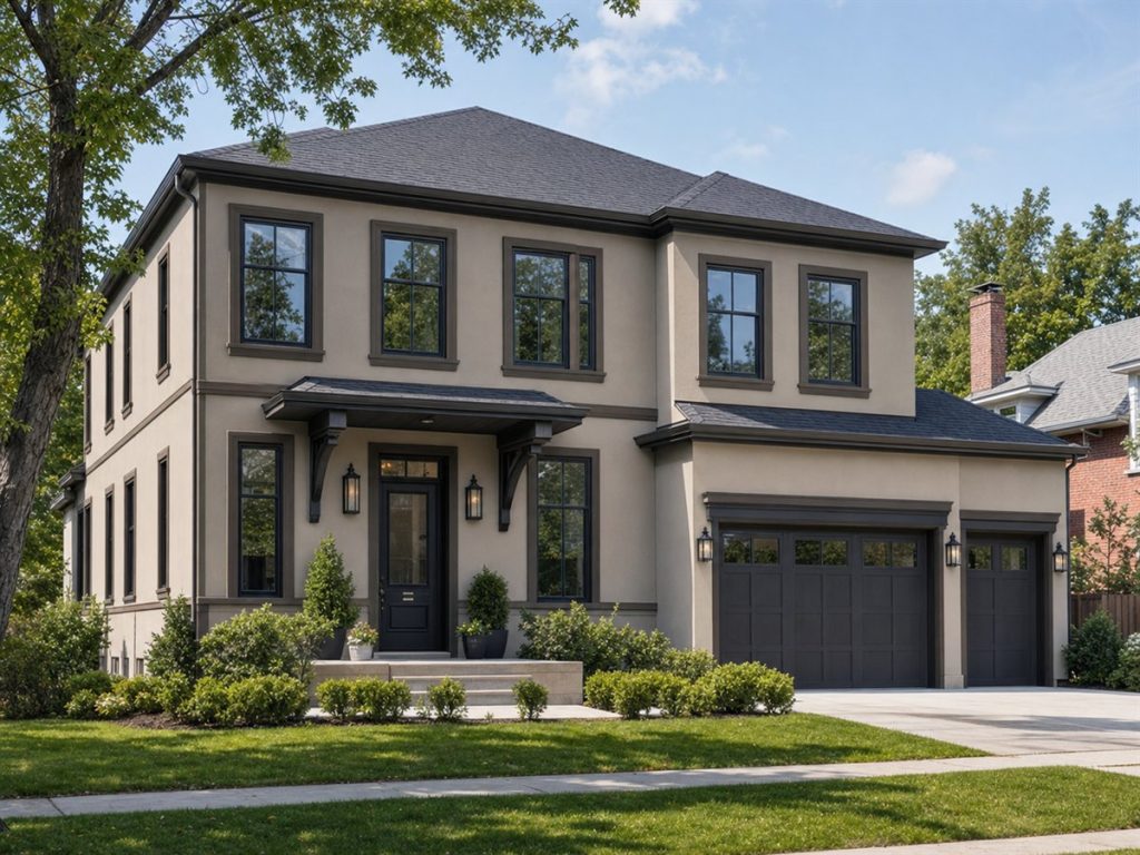 $493,125 Generational Simplified Italianate Family Home: 2,953-Sq.-Ft. Five-Bedroom Plan