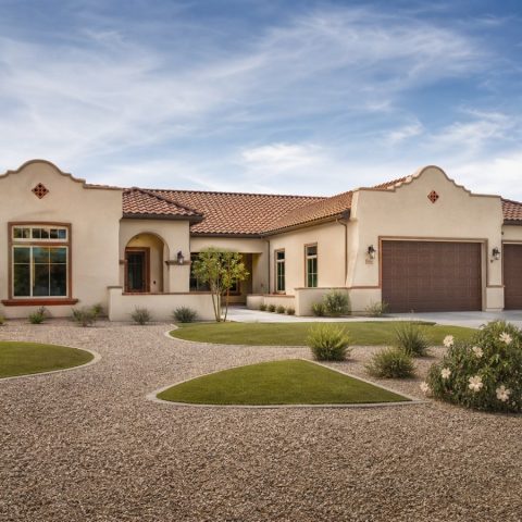 $494,375 Generational Mission-Revival Family Home: 2,954-Sq.-Ft. Five-Bedroom Plan