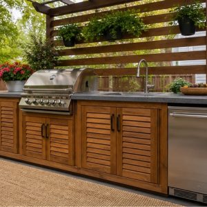DIY Outdoor Kitchen Cabinets: 8 Storage Approaches