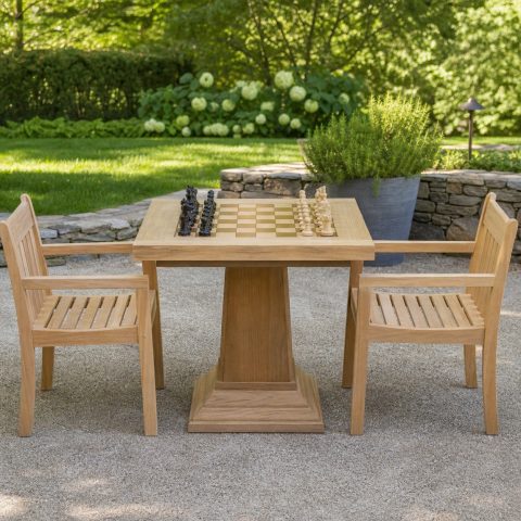 Outdoor Chess Table Plans: 8 Garden Game Tables