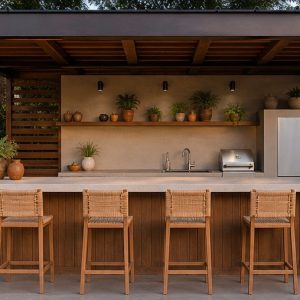 Outdoor Kitchen Bar Ideas for Easy Entertaining