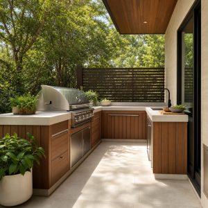 Outdoor Kitchen Corner Ideas That Use Space Well