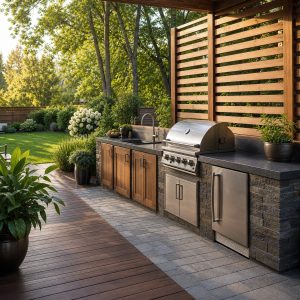 Outdoor Kitchen Deck Ideas for Safer Backyard Cooking