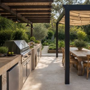 Outdoor Kitchen Dining Area Ideas for Easy Entertaining
