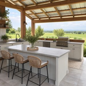 Outdoor Kitchen Seating Ideas for Comfortable Entertaining