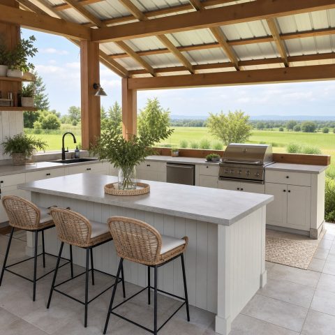 Outdoor Kitchen Seating Ideas for Comfortable Entertaining