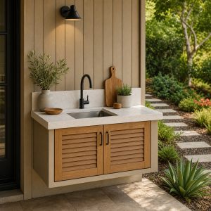 Outdoor Kitchen Sink Ideas for Better Prep and Cleanup