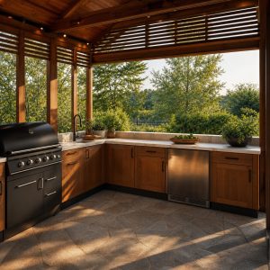 Outdoor Kitchen Storage Ideas for Weather-Ready Organization