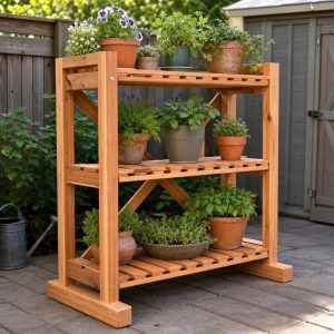 Outdoor Plant Shelf Plans: 8 Weather-Ready Builds