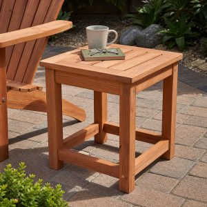Outdoor Side Table Plans: 8 Compact Wood Builds