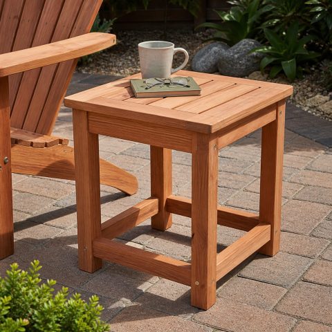 Outdoor Side Table Plans: 8 Compact Wood Builds