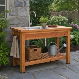 Outdoor Sink Station Plans: 8 Garden Work Zones