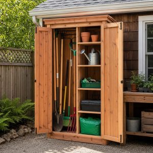 Outdoor Storage Cabinet Plans: 8 Garden Designs
