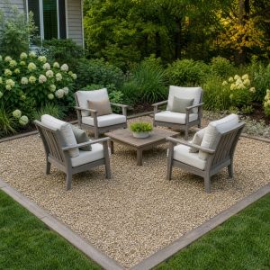 Pea Gravel Patio: 8 Practical Layouts