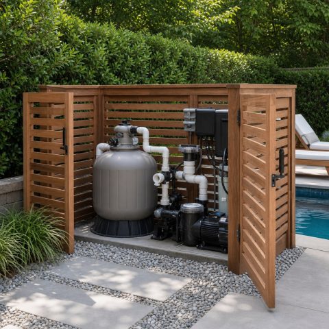 Pool Pump Enclosure Plans: 8 Serviceable Designs