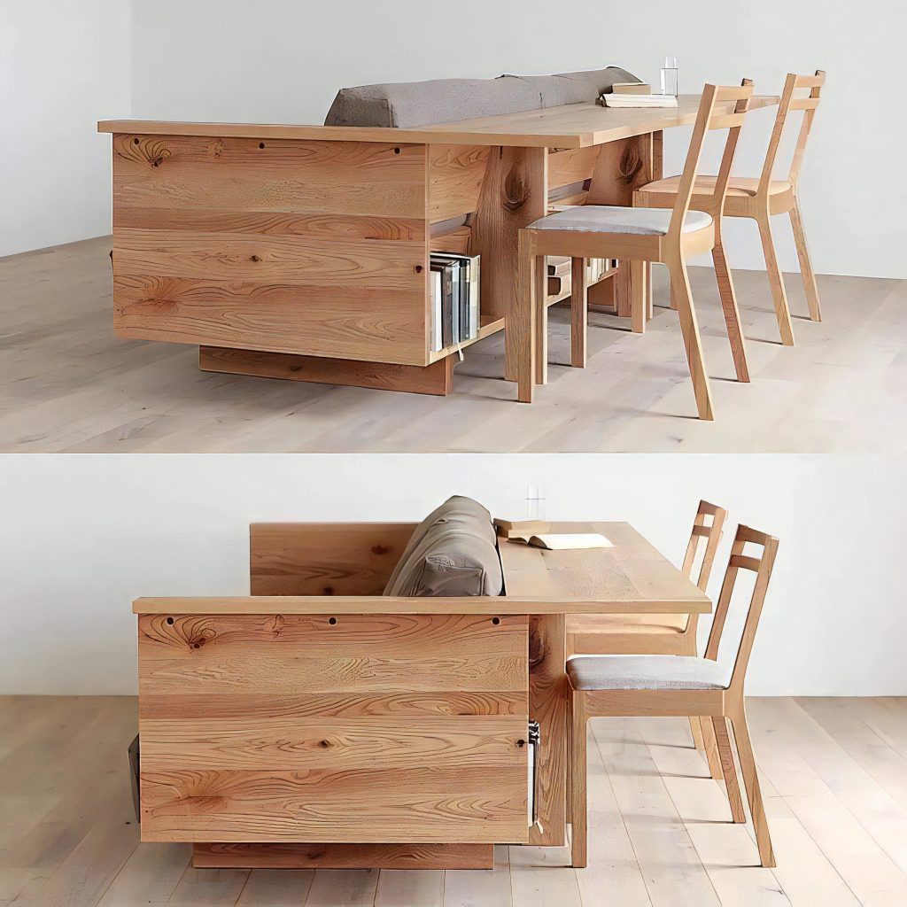 Rustic Two-Tone Side Table: A Balanced Build