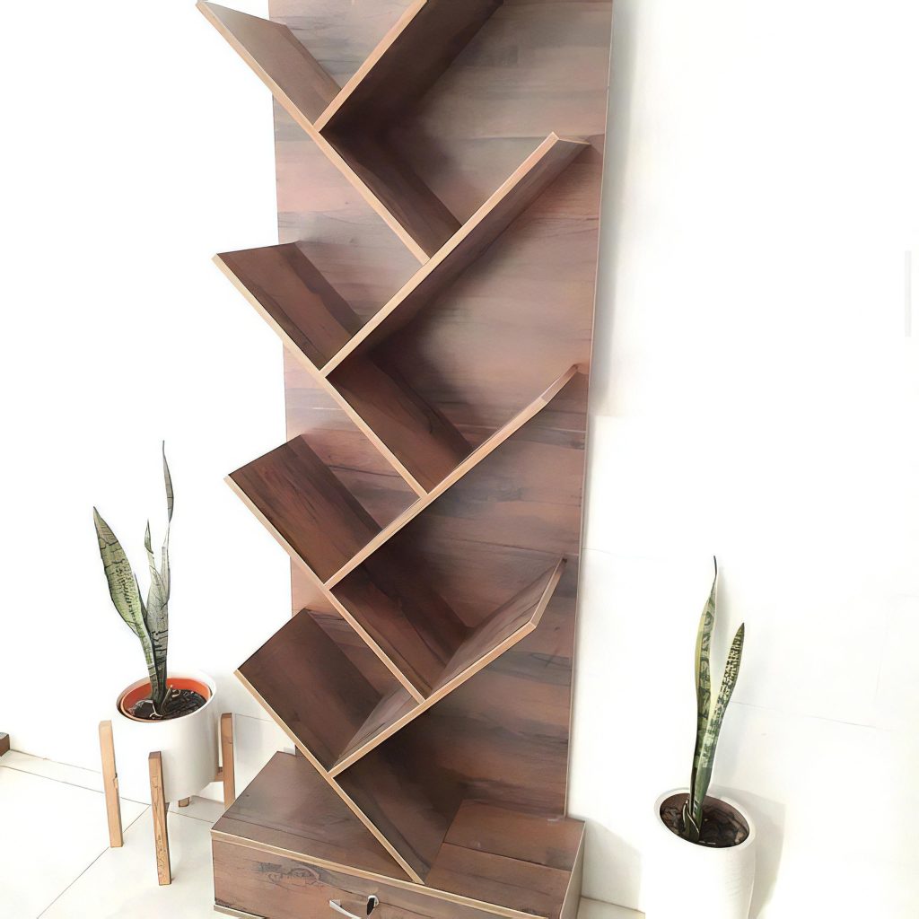 Rustic Two-Tone Side Table: A Balanced Build