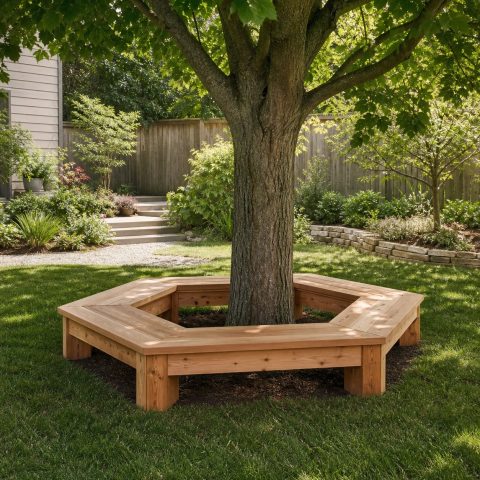 Tree Bench Plans: 8 Around-the-Trunk Designs