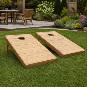 Wooden Cornhole Board Plans: 8 Backyard Sets