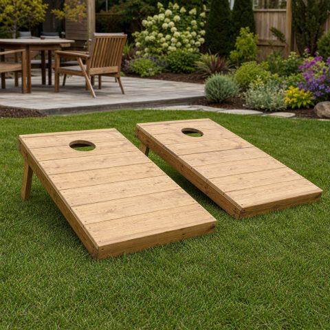 Wooden Cornhole Board Plans: 8 Backyard Sets