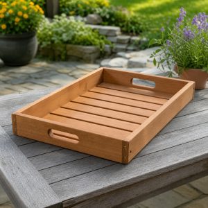 Wooden Deck Serving Tray Plans: 8 Designs