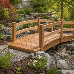 Wooden Garden Bridge Plans: 8 Practical Designs