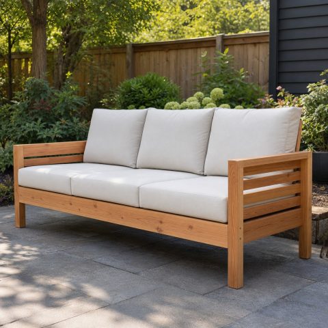 Wooden Outdoor Sofa Plans: 8 Patio Builds