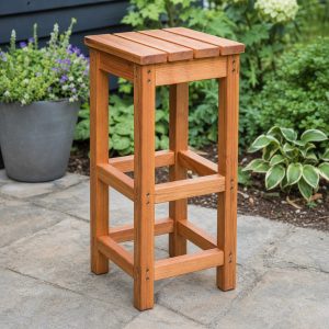 Wooden Patio Bar Stool Plans: 8 Designs