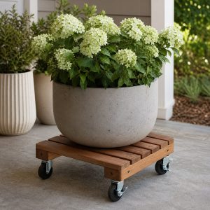 Wooden Plant Dolly Plans: 8 Rolling Bases