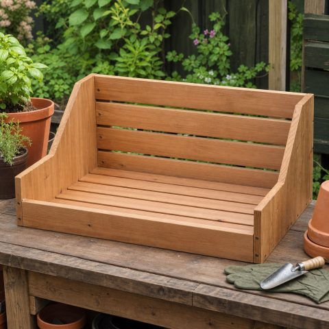 Wooden Potting Tray Plans: 8 Worktop Designs