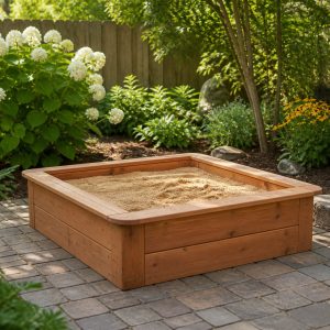 Wooden Sandbox Plans: 8 Backyard Designs