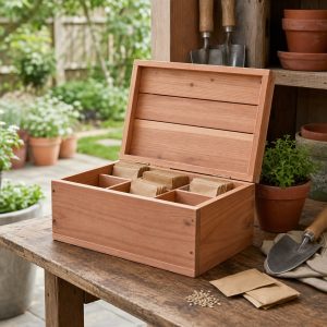 Wooden Seed Storage Box Plans: 8 Organizers