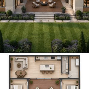 10 Greige and Charcoal House Plans with Floor Plans