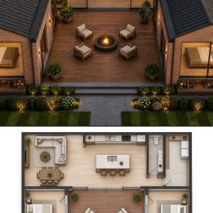 10 Modern Brick House Plans with Matching Floor Plans