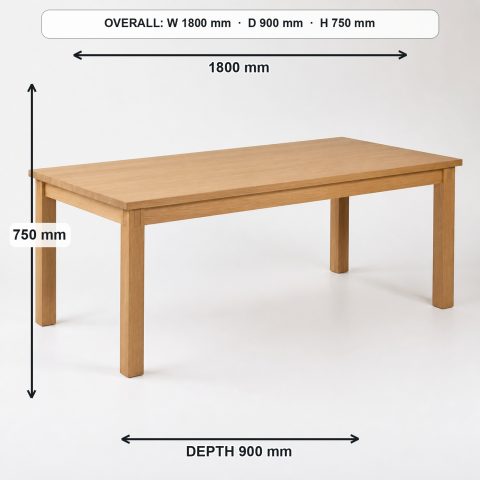 10 Modern Wooden Dining Table Plans with Clear Dimensions