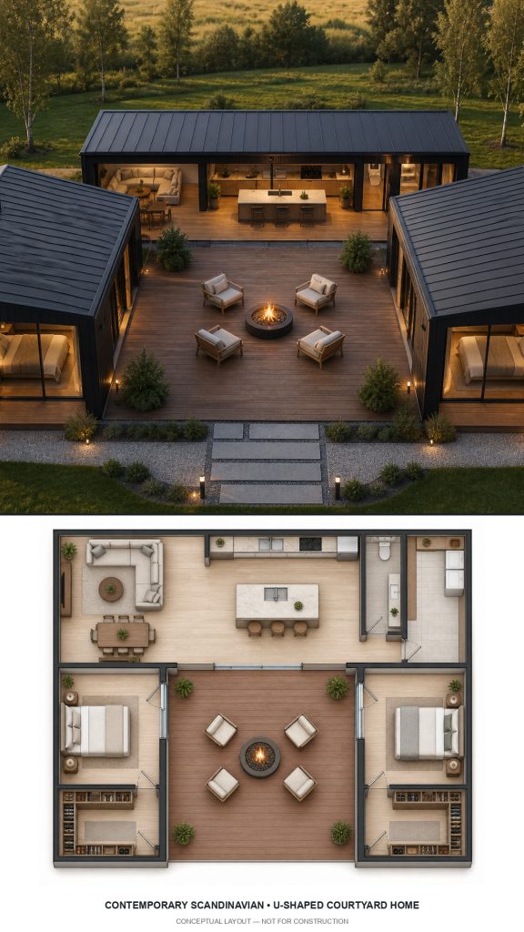 10 Contemporary Scandinavian House Plans with Floor Plans