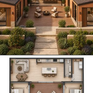 10 Terracotta and Sand House Plans with Floor Plans