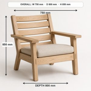 10 Modern Wooden Lounge Chair Plans with Comfortable Proportions