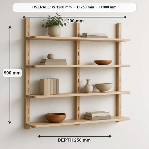 10 Modular Wall Shelf Plans with Flexible Storage