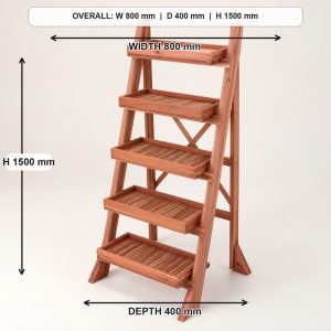 10 Tiered Wooden Plant Stand Plans with Clear Dimensions